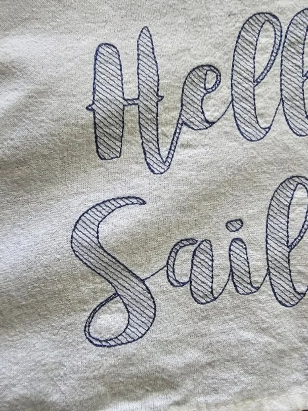 100% Cotton Tea Dish Towel Embroidered 